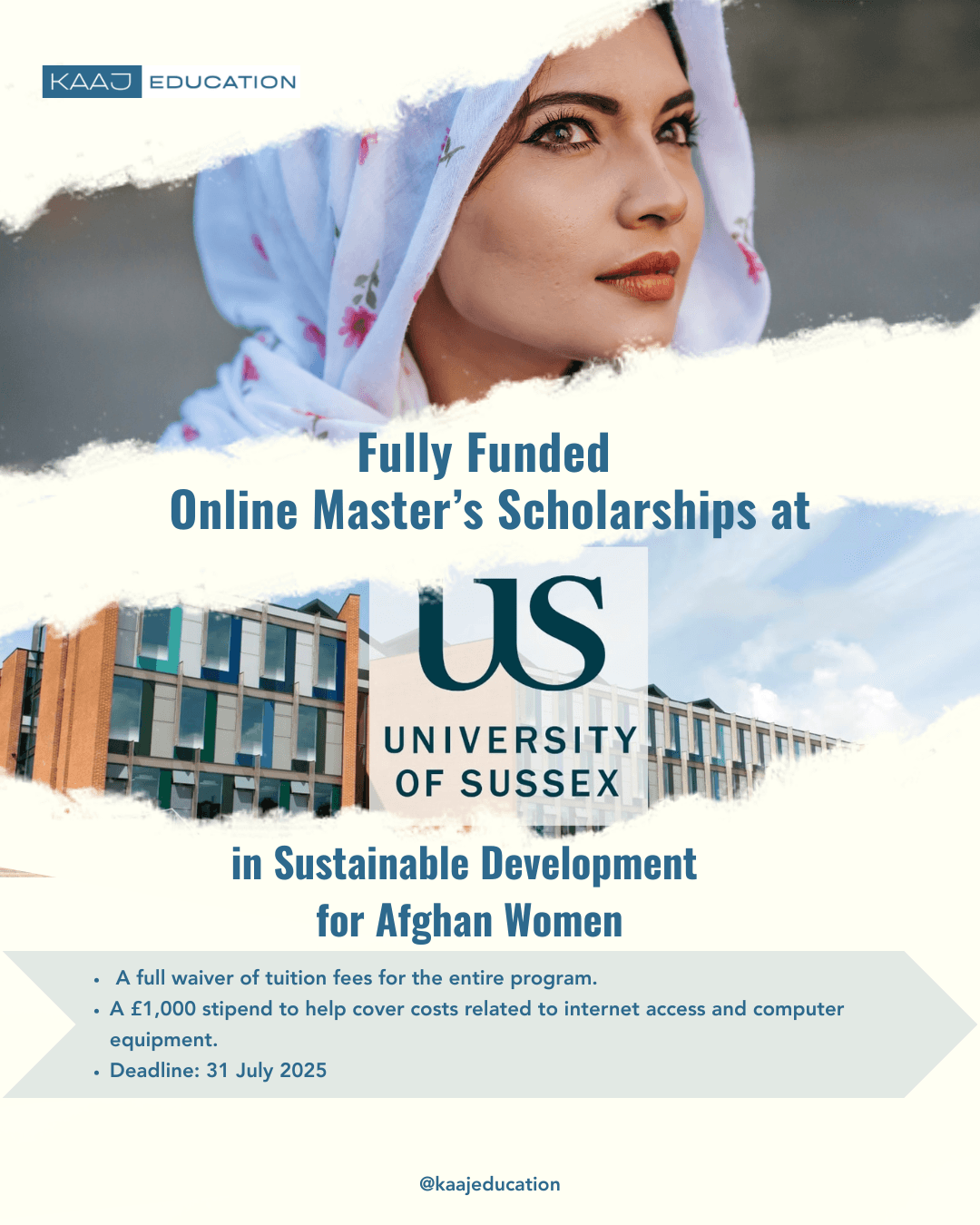 Master’s scholarships in Sustainable Development for Afghan women
